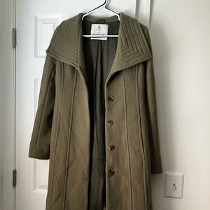 Aritzia Olive Green Coat